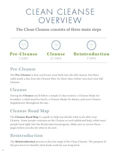 Cleanse Manual from Clean: the cliff notes to the cleanse and the Clean book.
