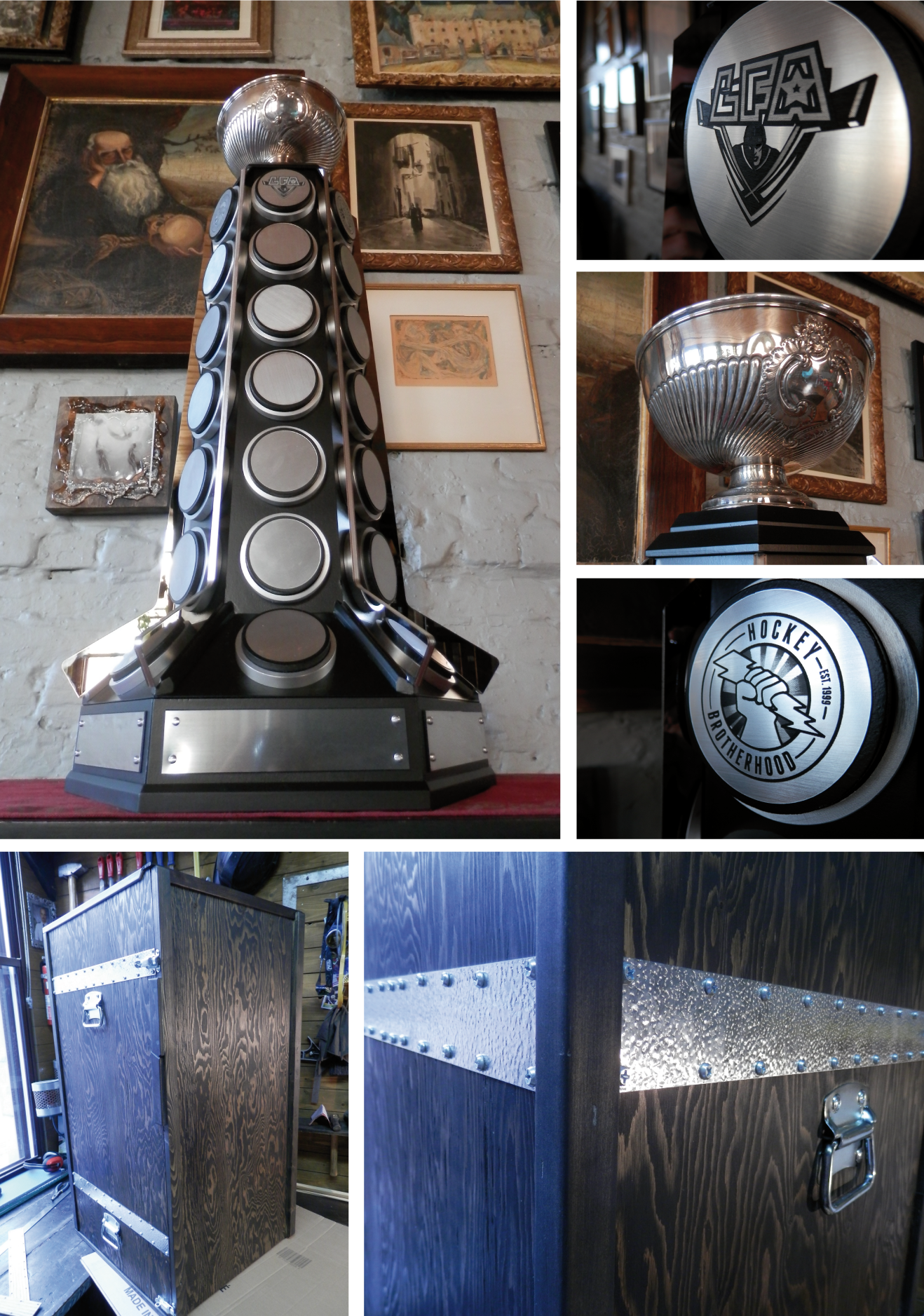 the lfa cup and transport case (Photos by JFD)