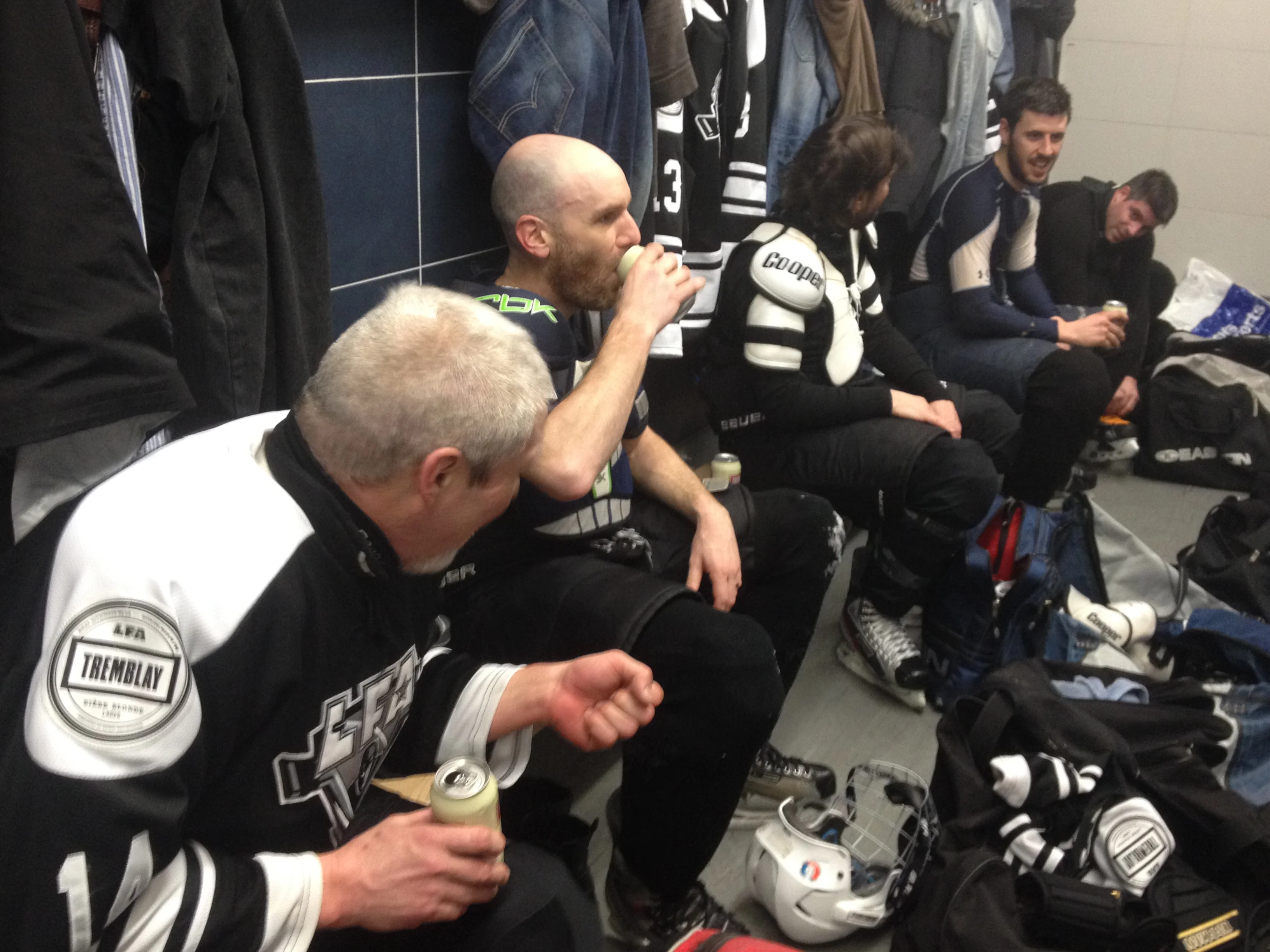 While sipping a last one…