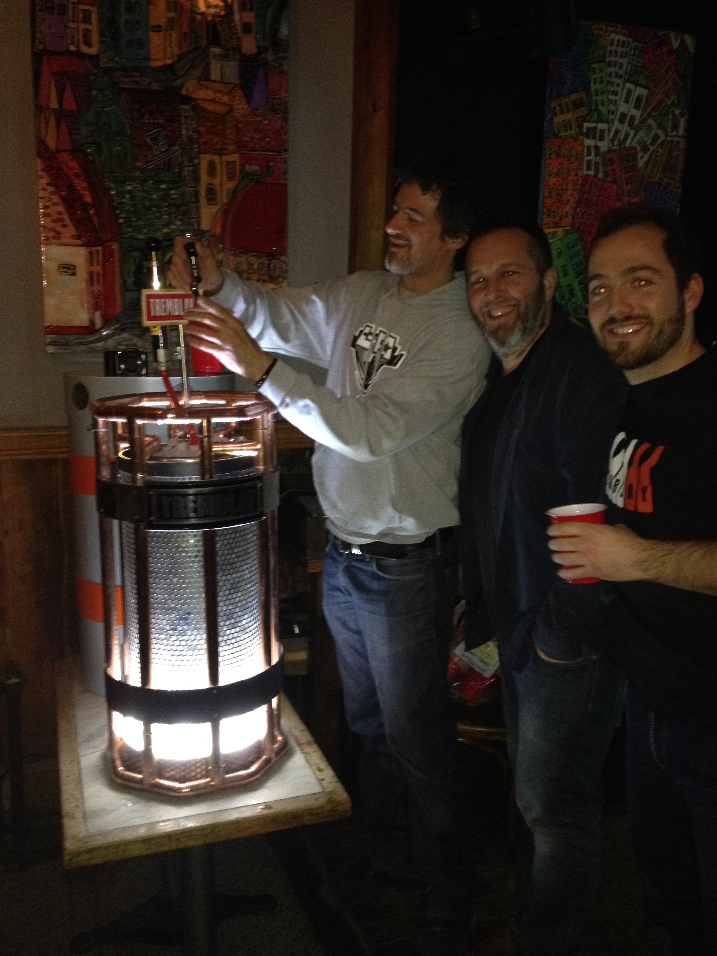 All smiles for the new trophy unvelling