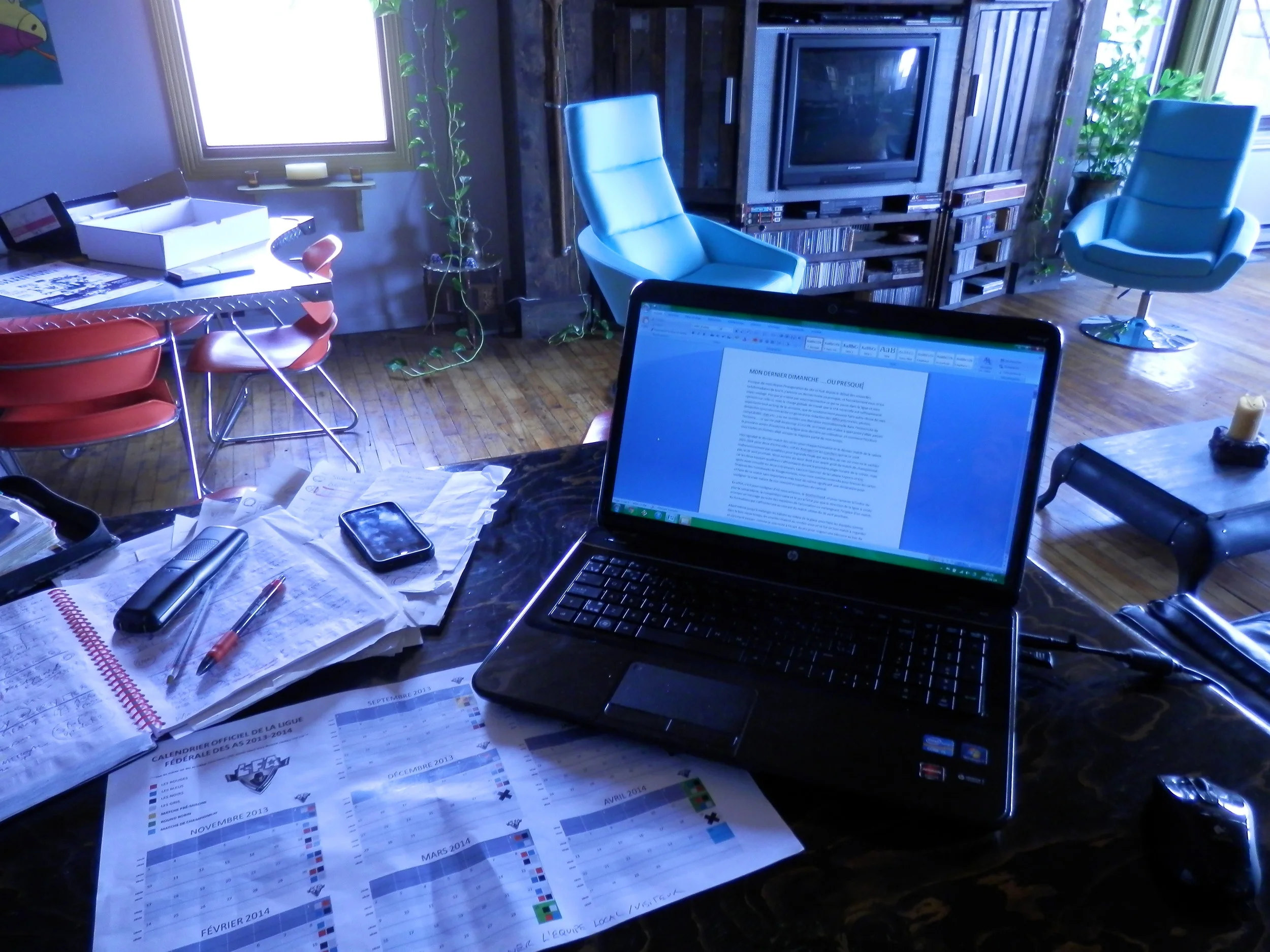  Un dimanche comme à chaques jours de la semaine 