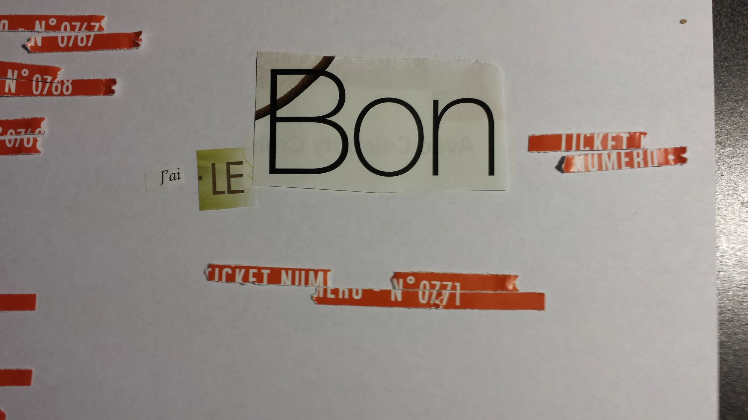  Le billets gagnant de Benoit recomposé 