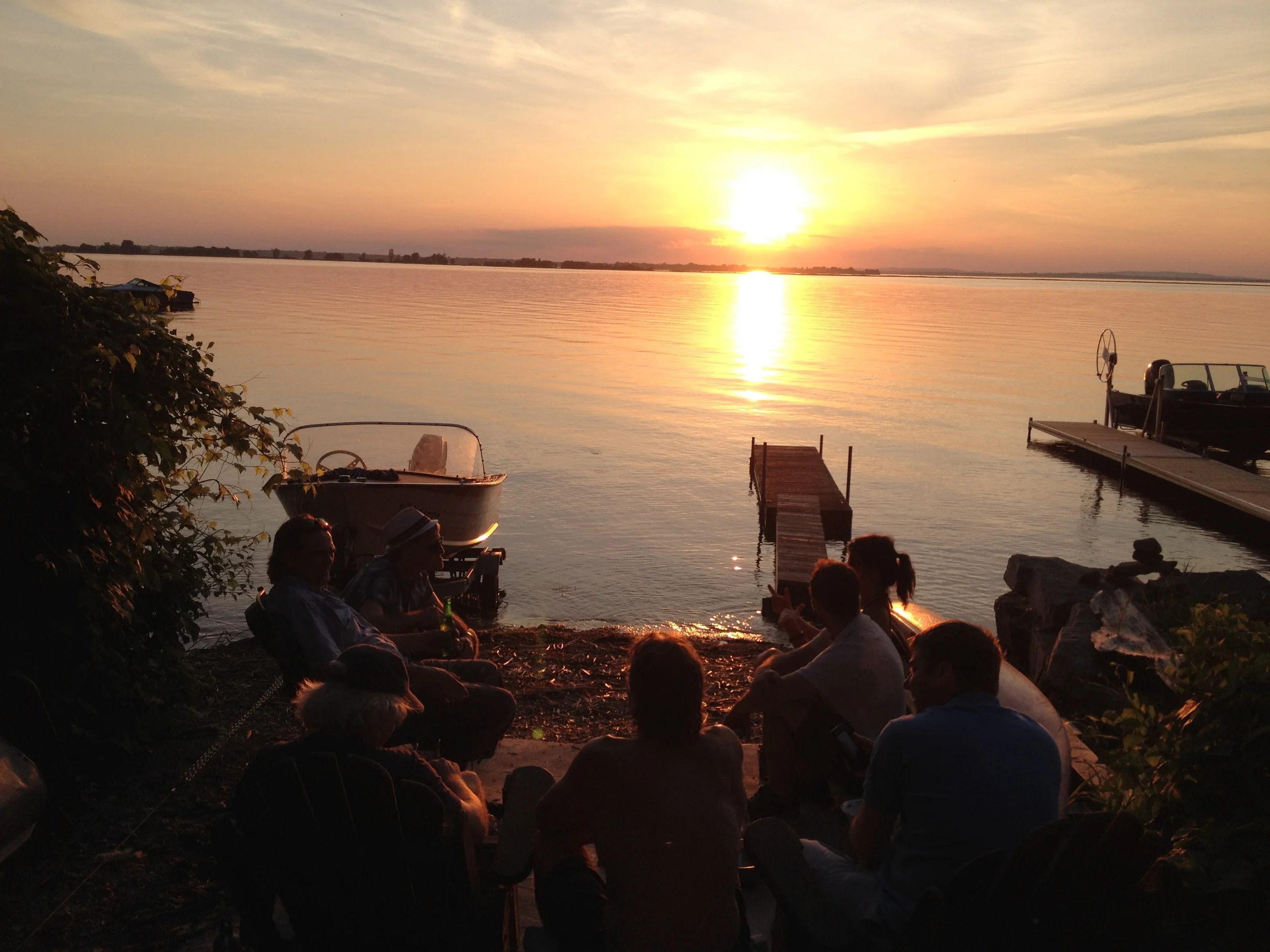  le Lac St-Louis, si près de la ville mais si loin en même temps... 