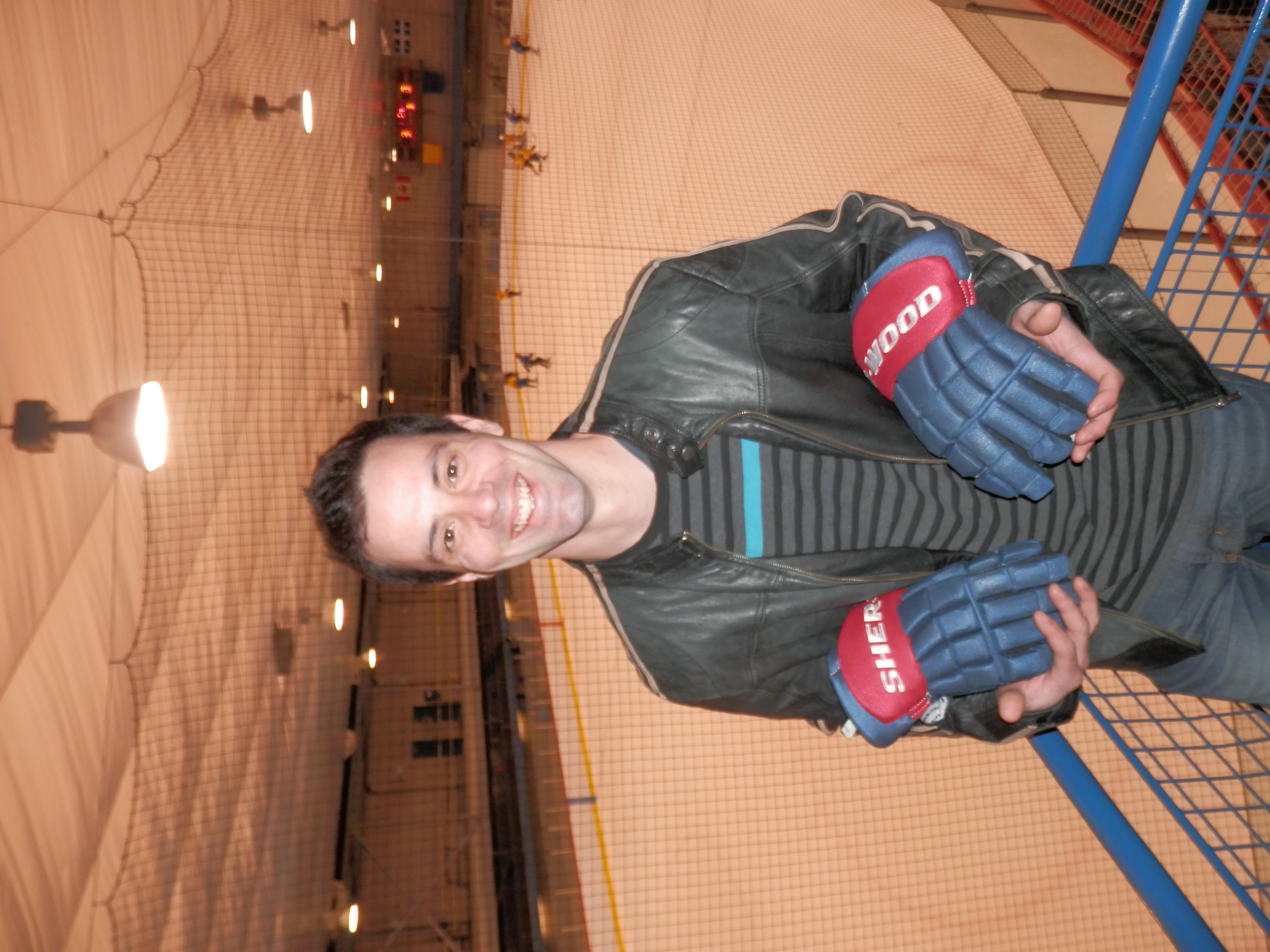 Patrick Bouchard fier nouveau père de jumelles et gagnant du joueur du mois LFA propulsé par Sher-Wood (photo JFD)