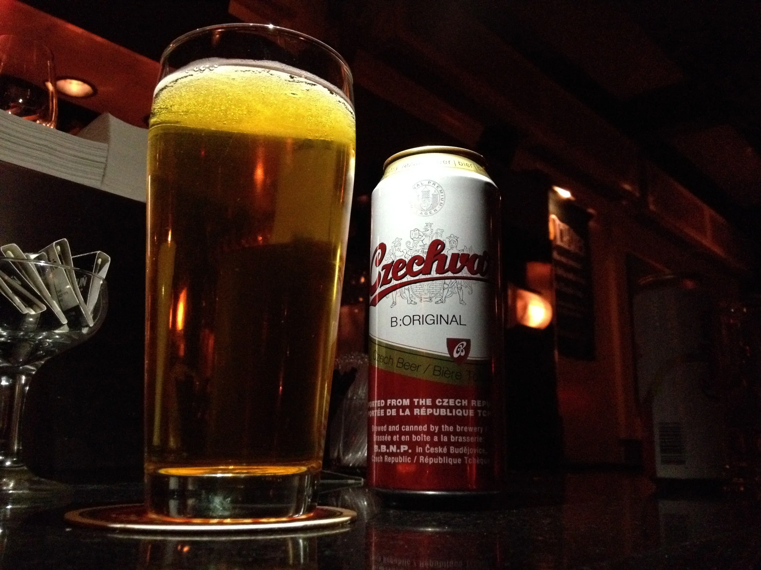  Une tite frette au Bily Kun, une bière Czech pas pire pantoute... 