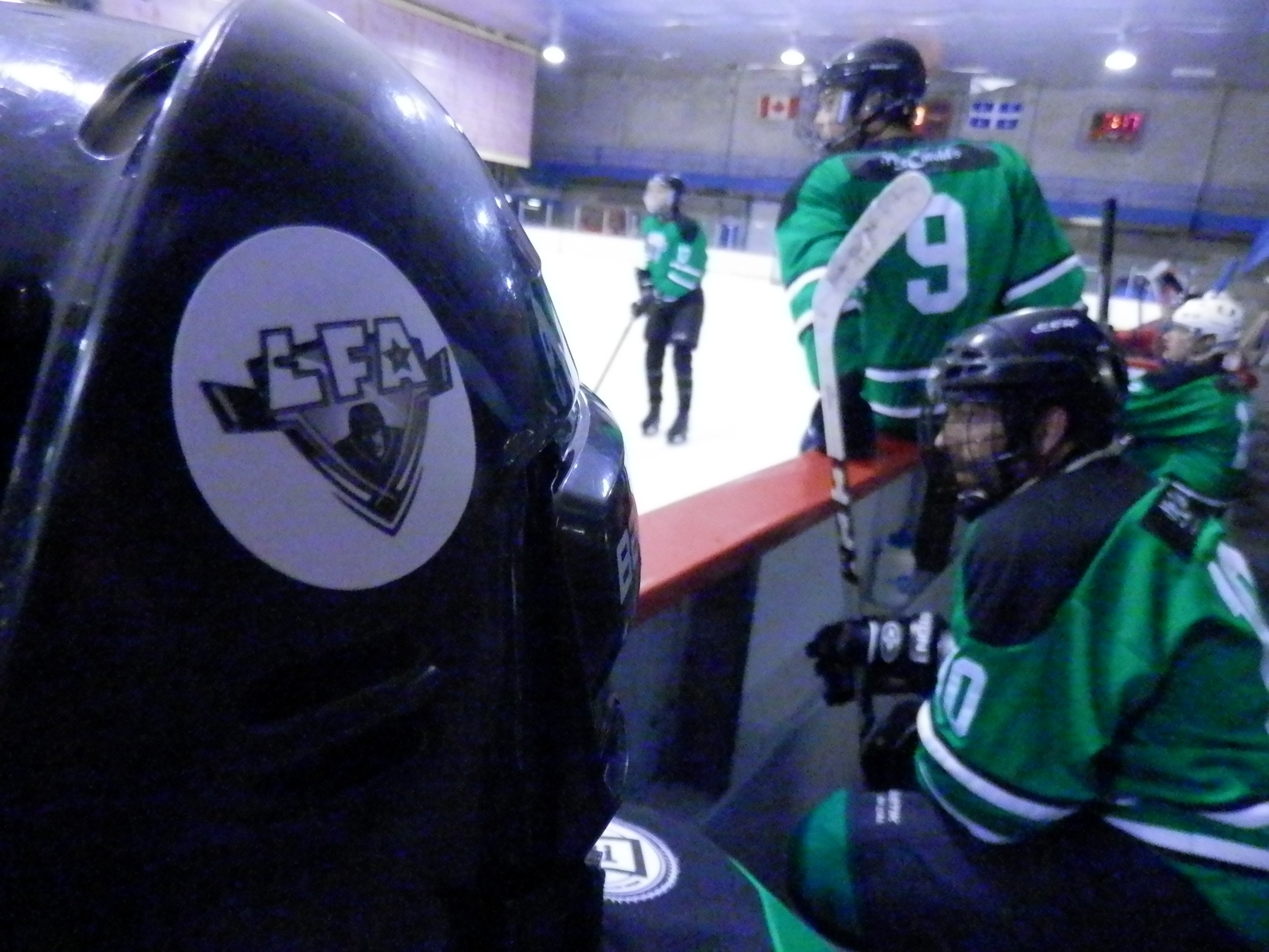 THE SHAMROCKS on a mission to catch the first place tomahawks before the end of the regular season to put their names on the Tremblay trophy and get that bonus point that can be very important to make it to the grand final that will be held May 3rd. They are tied for second place with the Vipers..(photo JFD)