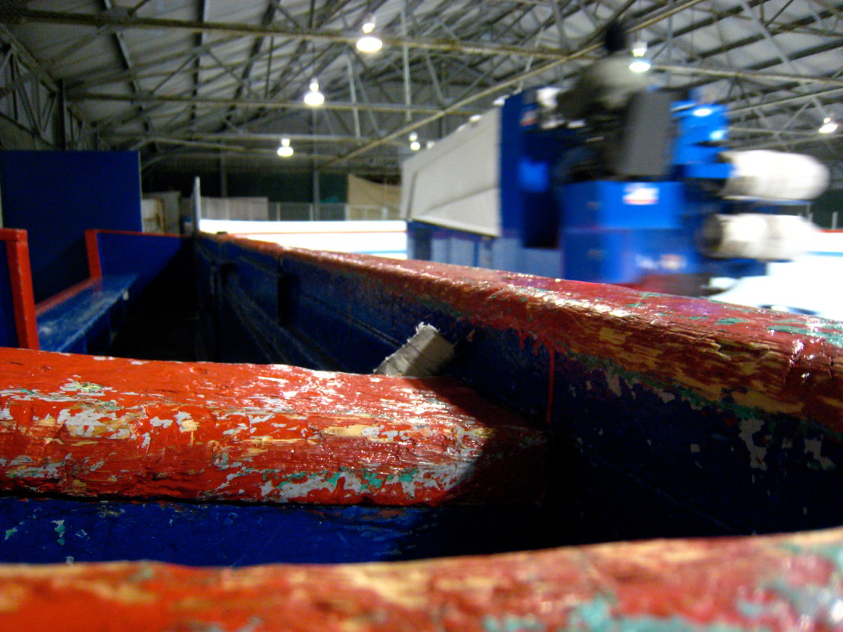  The old LCC barn where the Satnite hockey Brotherhood first played (photo Michael Wees) 