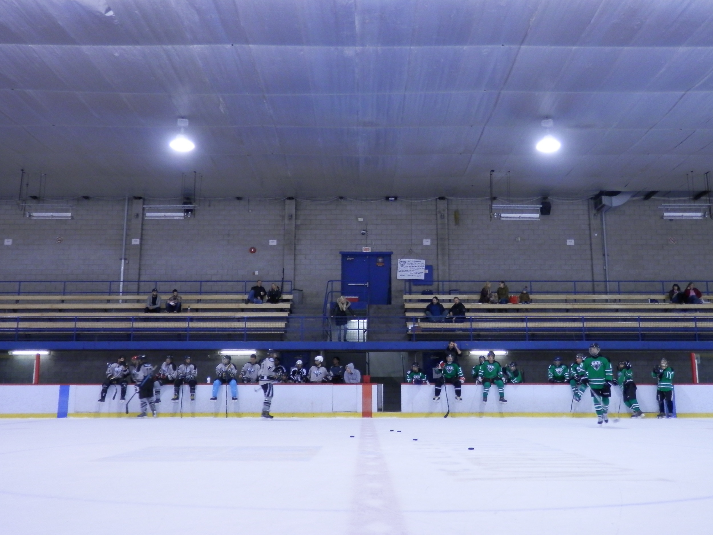 the czechers and shamrocks getting ready for the shoot out, a new Instalment in the lfa this season (photo jfd)