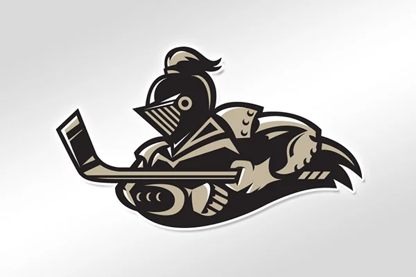 Logo concept for the Las Vegas Black Knights (Photo credit Behance.com)