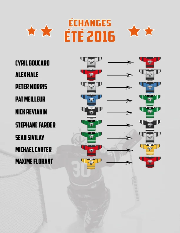 ÉCHANGES ÉTÉ 2016