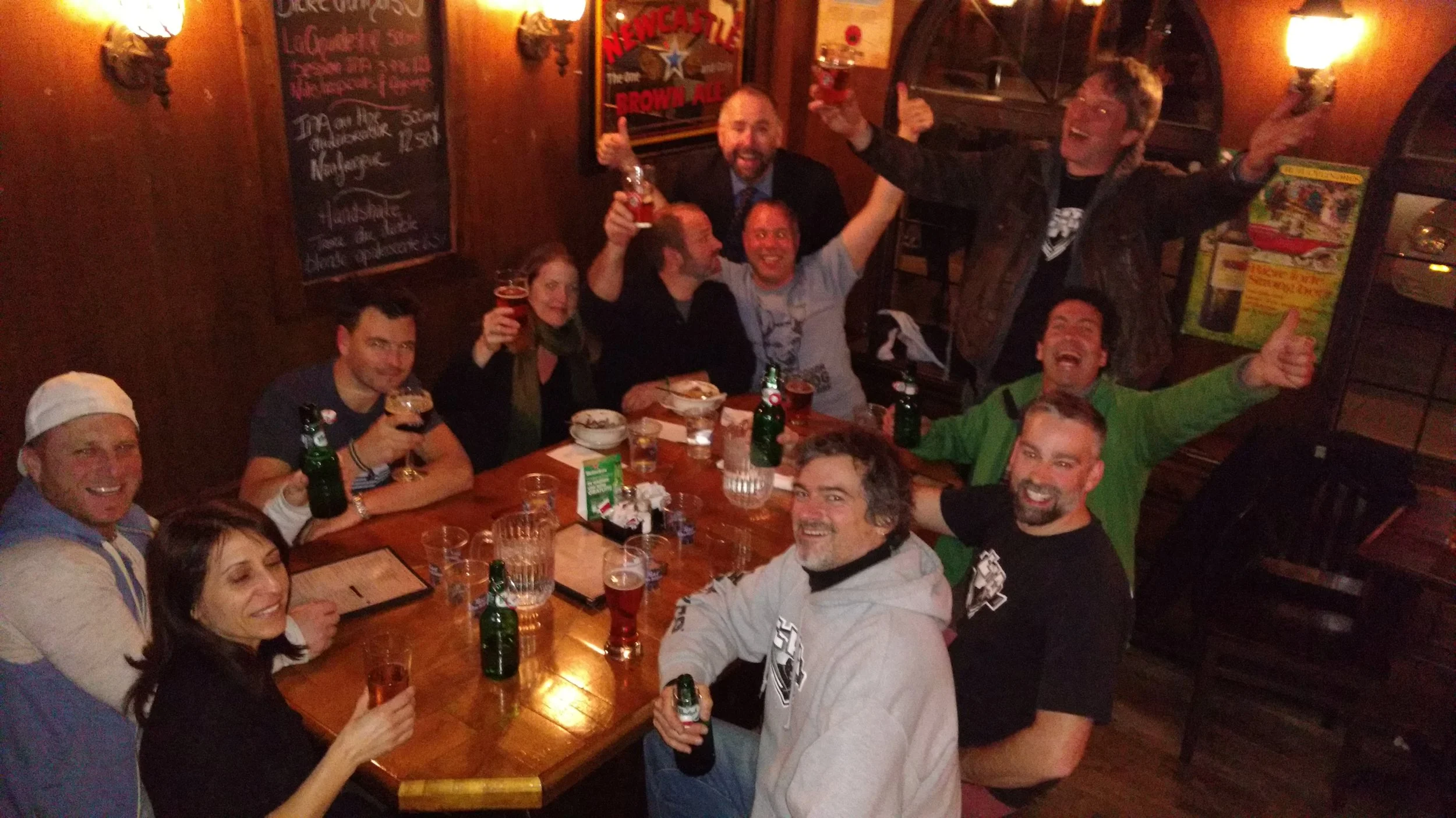 Un après match d’une saison passée (photo Jacob Poliquin)