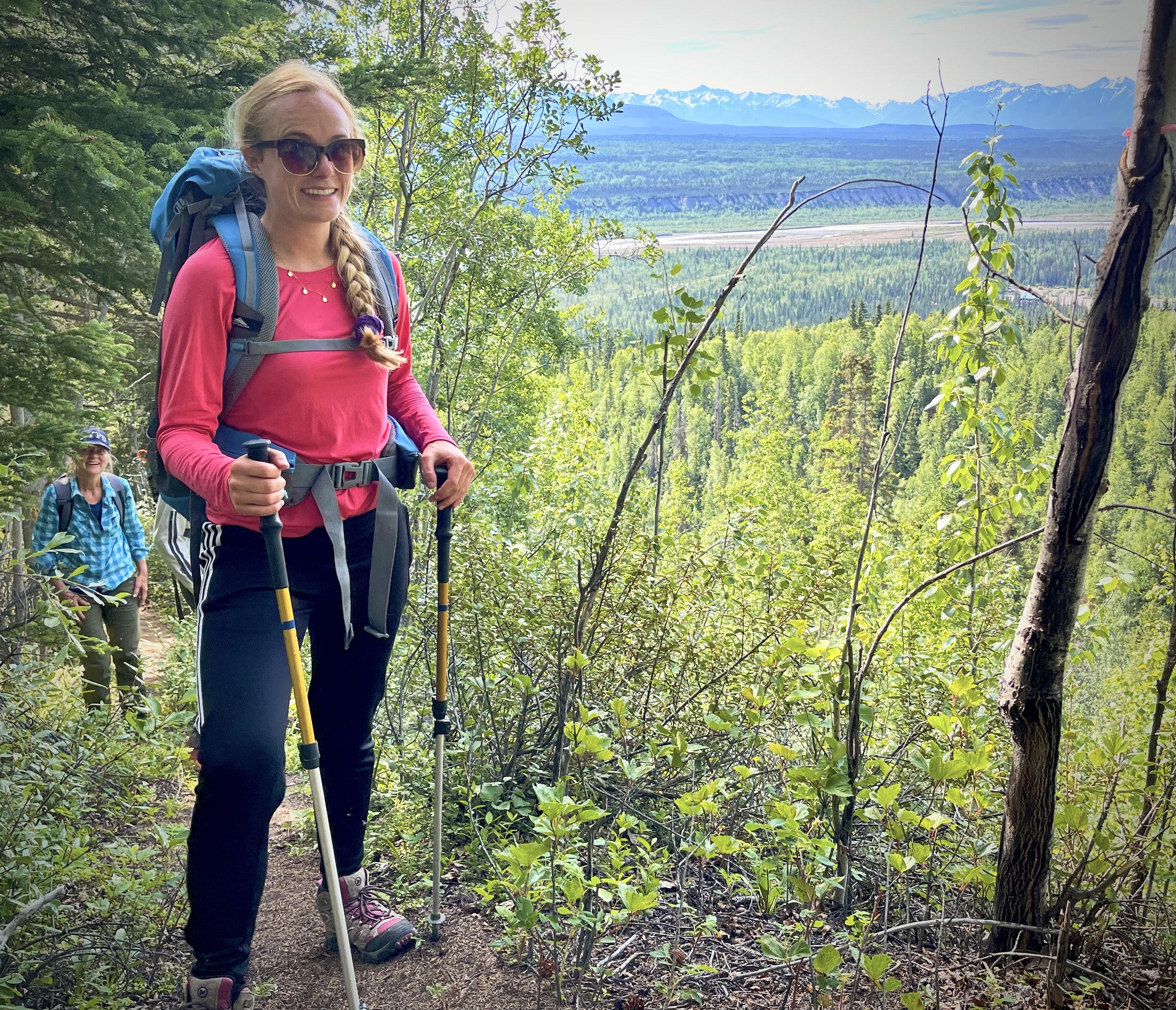 Alpine hiking is accessible from our backyard