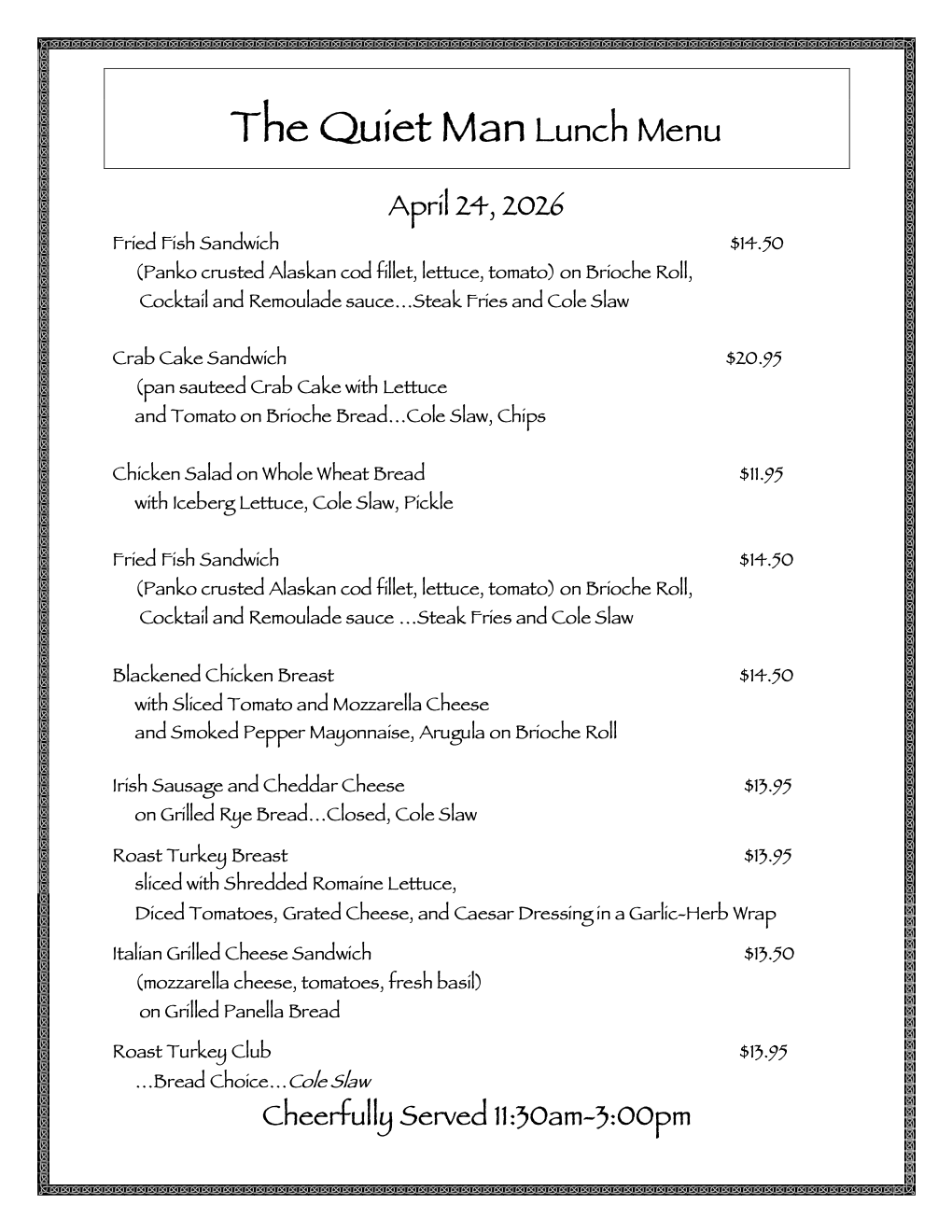 The Quiet Man Lunch menu 2022 PDF.png