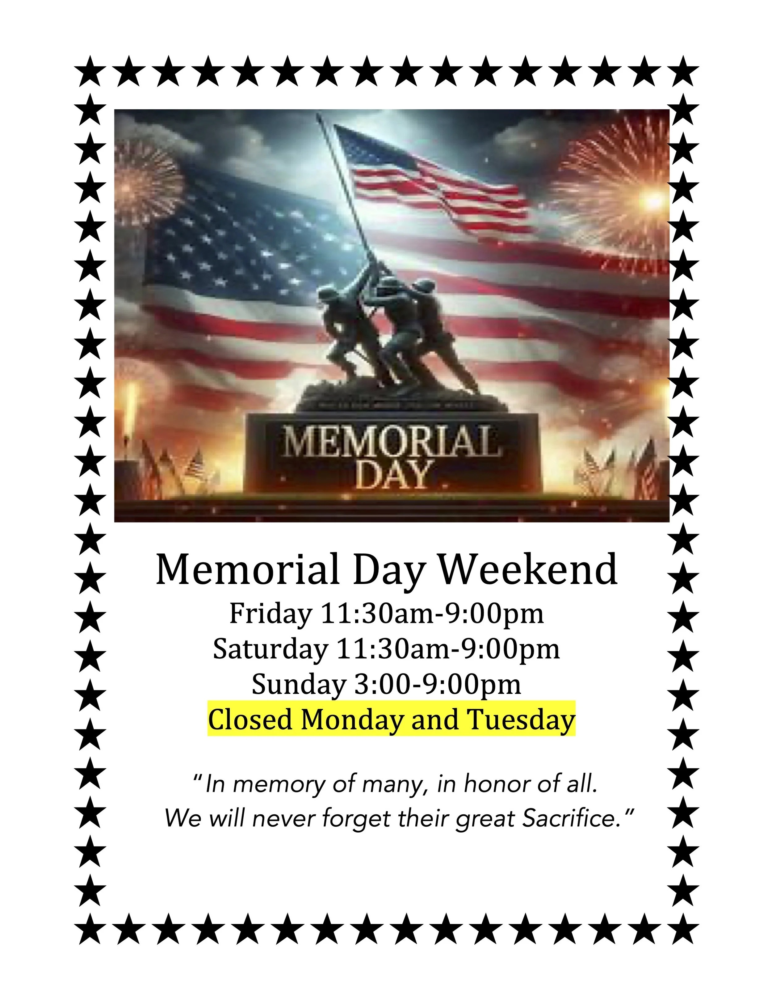 Memorial Day