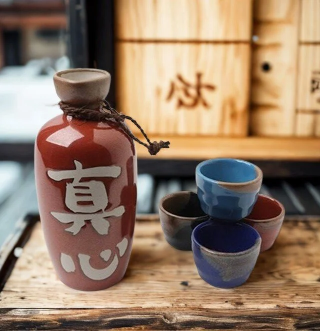 SAKE BOTTLES & CUPS