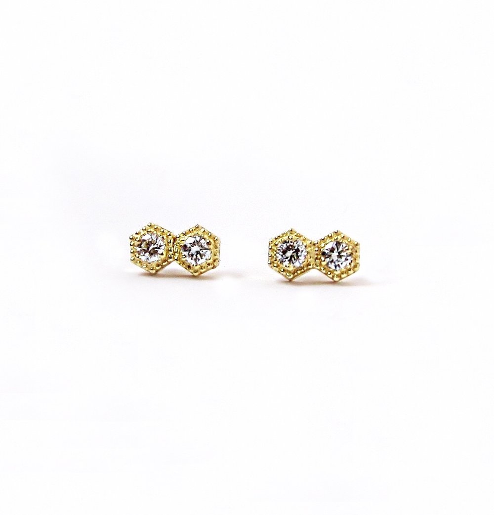 1cttw Canadian Mined GIA Diamond Stud Earrings Ready to Ship — Quercus  Raleigh Custom Engagement Rings