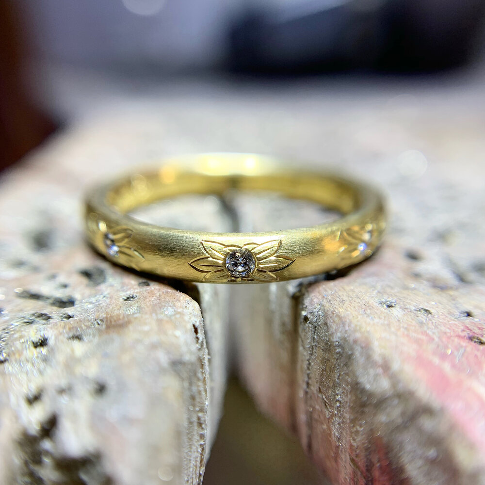 Handmade 22 Karat Gold Chain Bracelet — Quercus Raleigh Custom Engagement  Rings