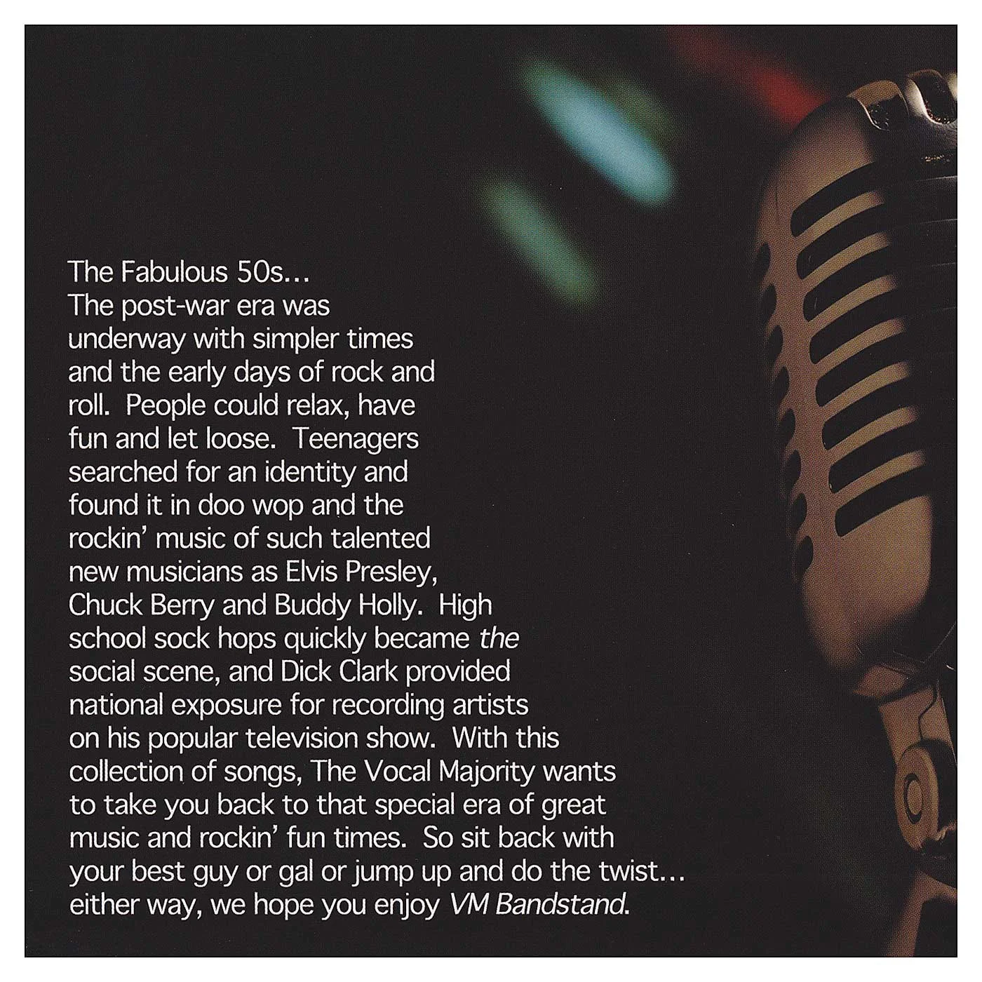 Booklet Inside Left Page: VM Bandstand