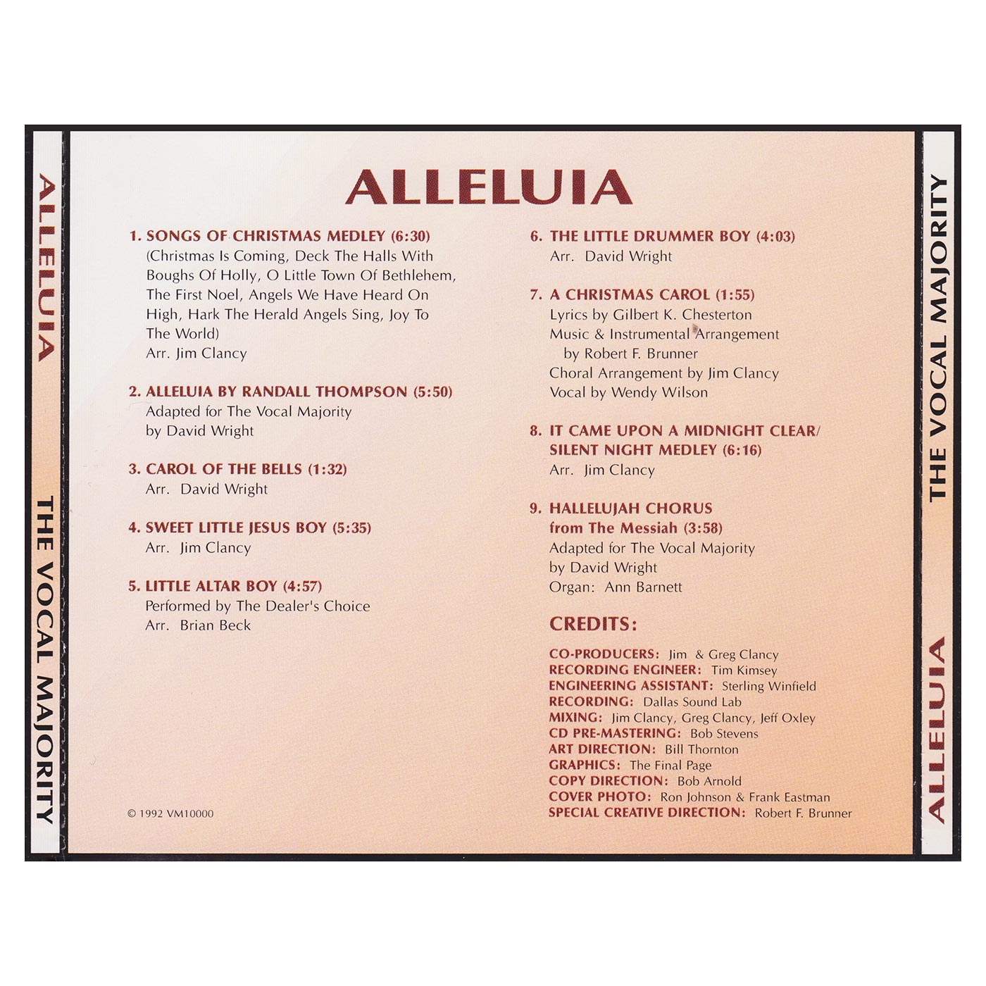 Tray Card: Alleluia