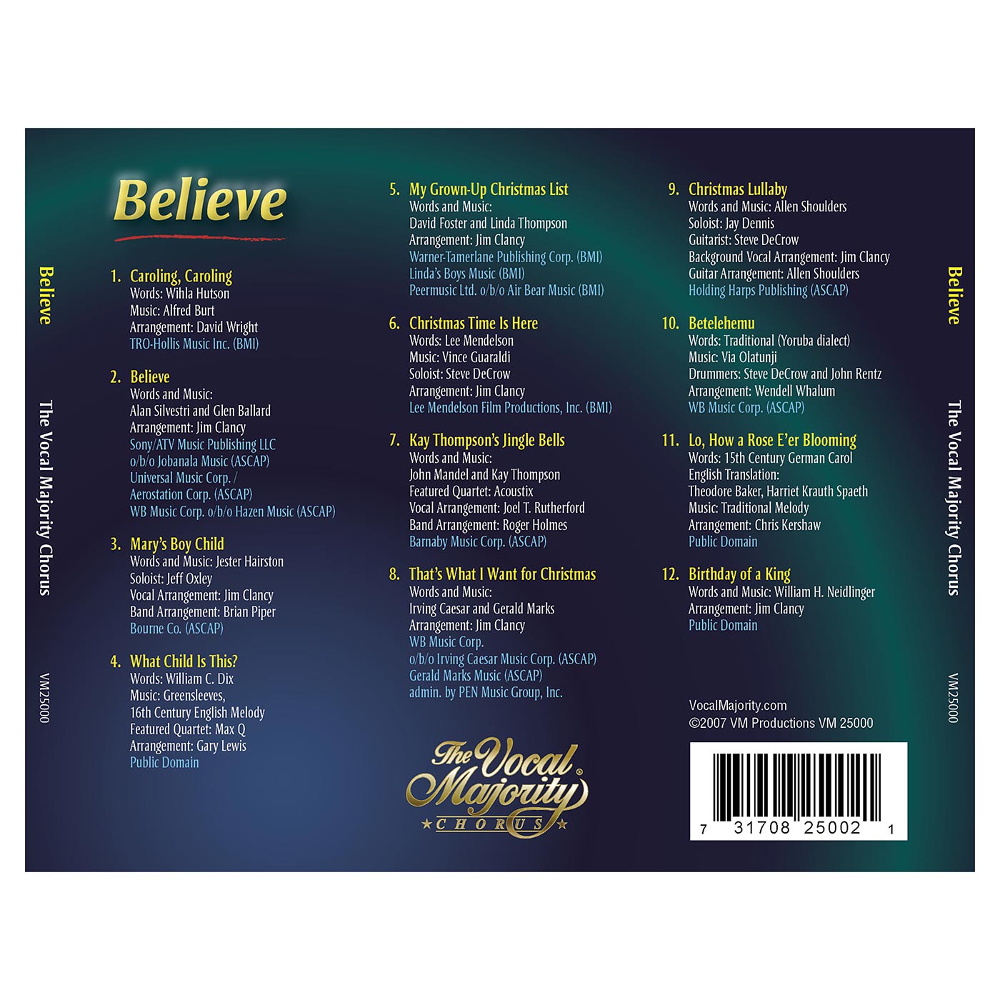Tray Card: Believe