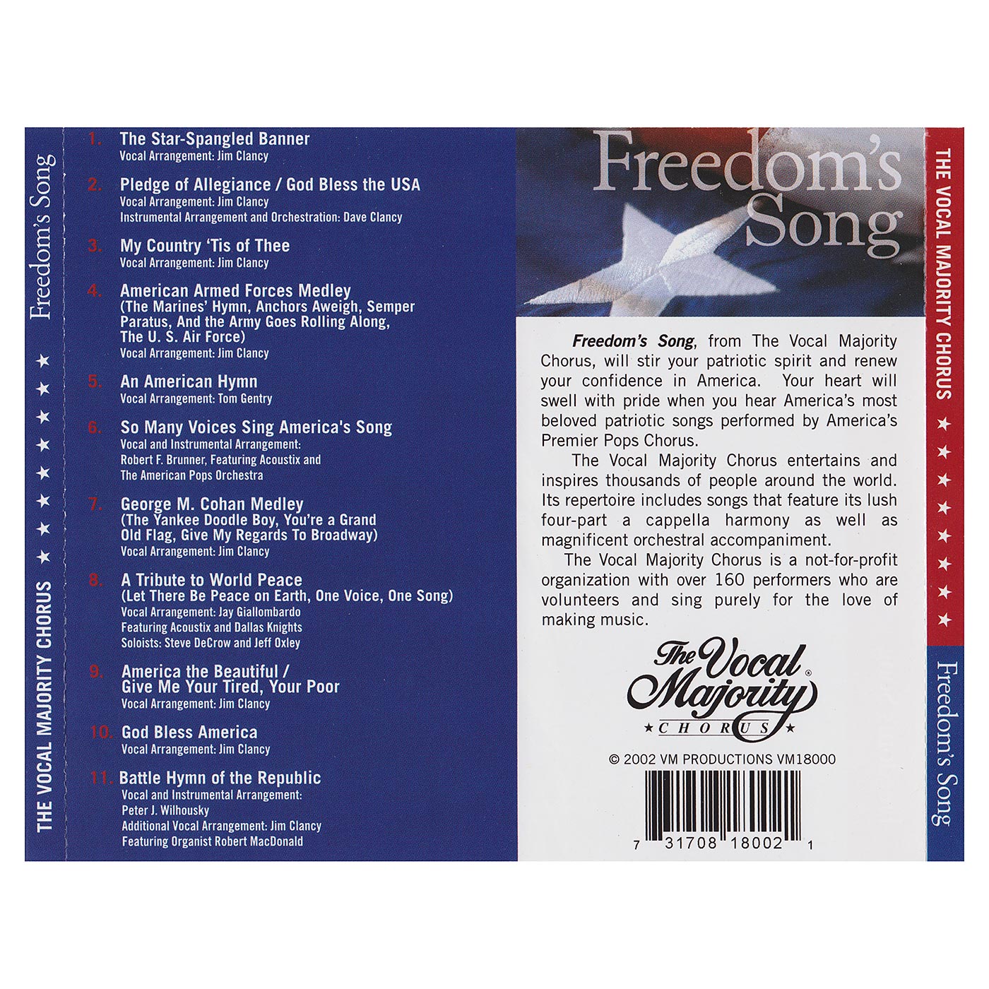 Tray Card Outside: Freedom's Song