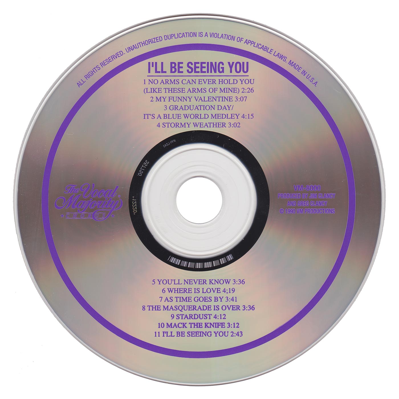 Disc Art: I'll Be Seeing You