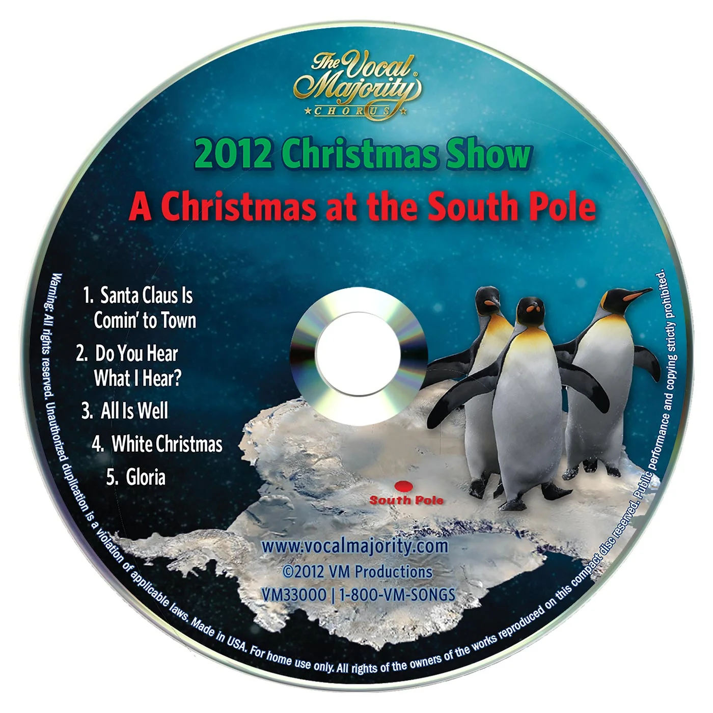 Disc Art: A Christmas at the South Pole