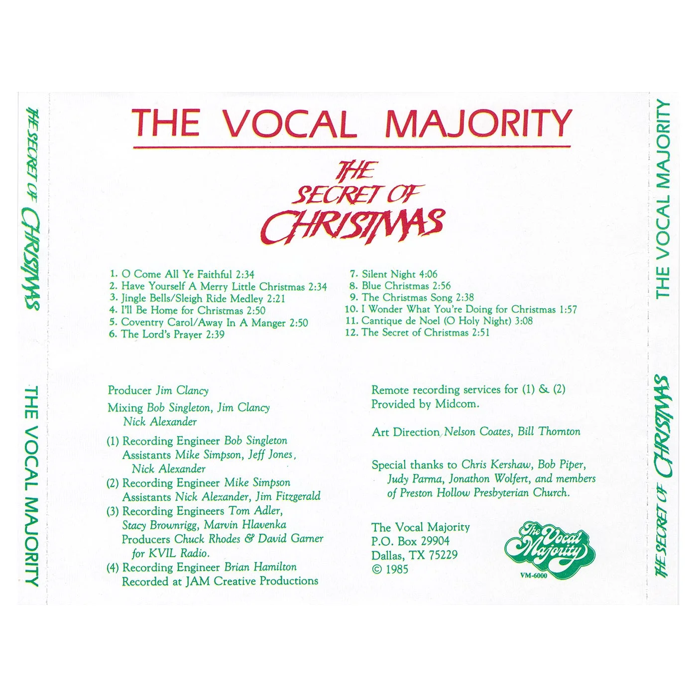 Tray Card: The Secret of Christmas