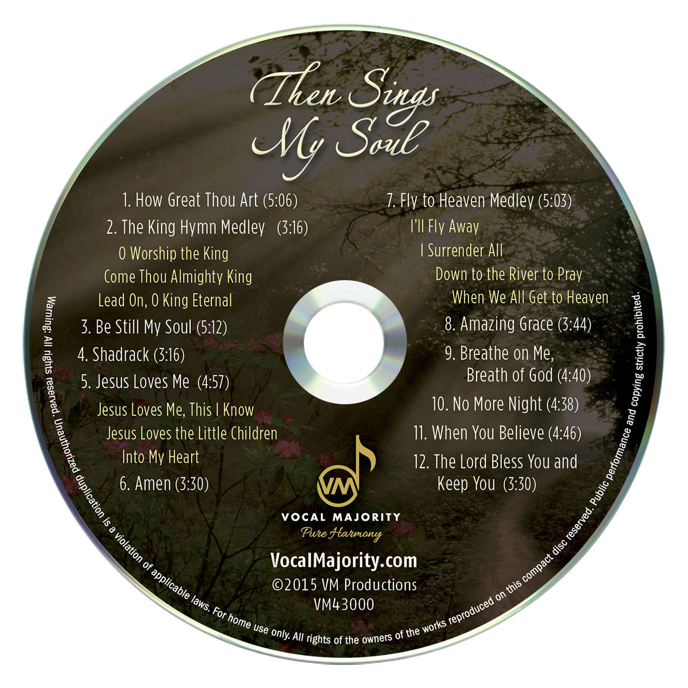 Disc Art: Then Sings My Soul
