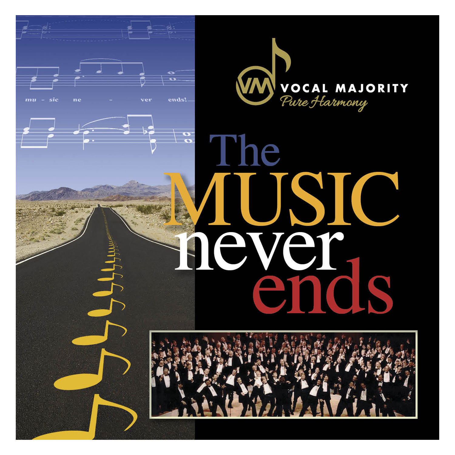 Booklet Front Cover: The Music Never Ends