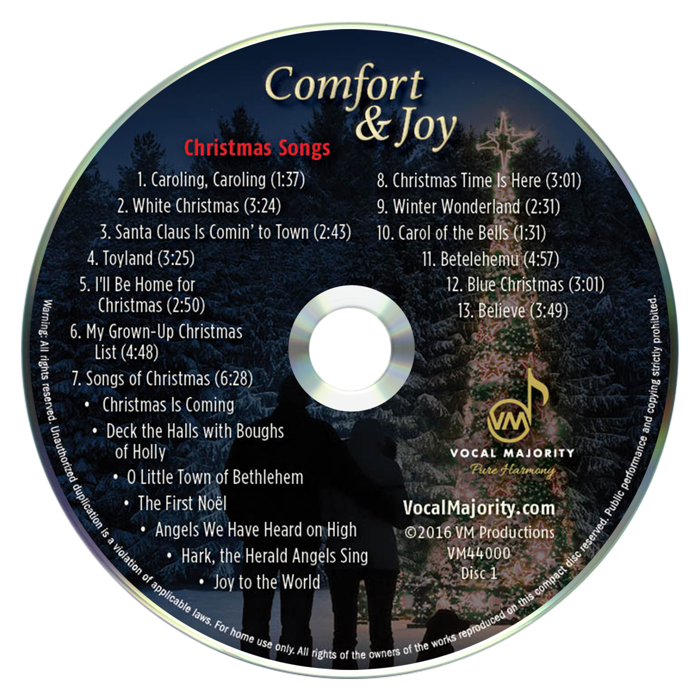 Disc Art CD 1: Comfort & Joy