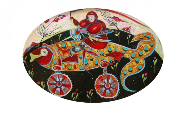 Fish Car by Toller Cranston 