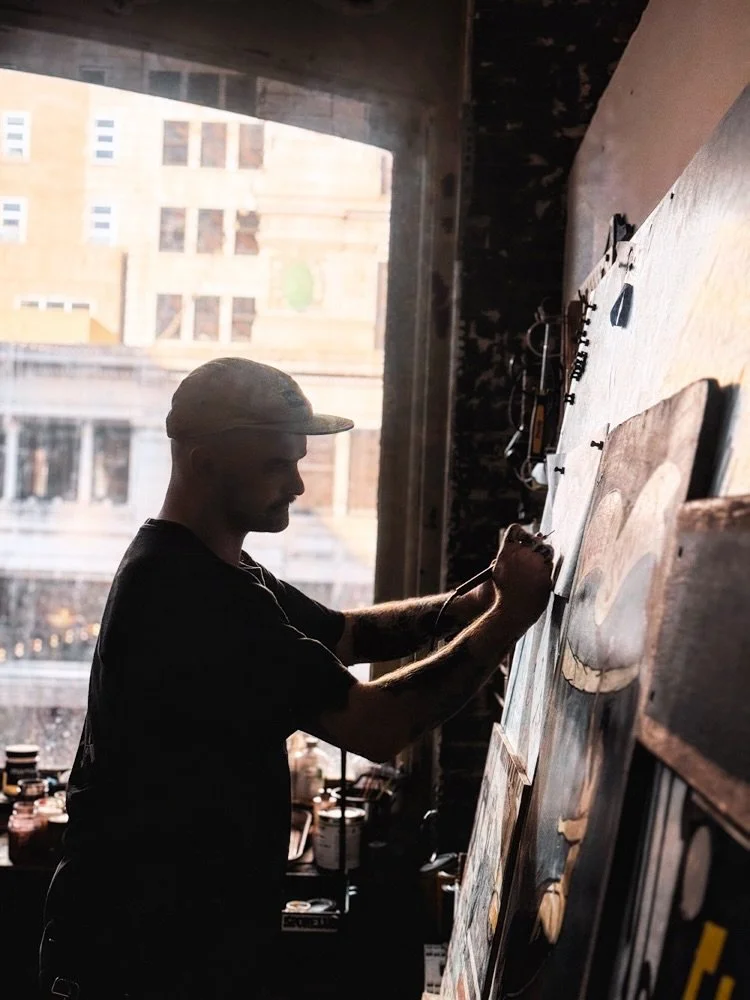 I had the pleasure of meeting several of the resident artists at Base Camp 2 with @base.camp.studios during last weekend&rsquo;s  Walk Don&rsquo;t Run event @walkdontrun_sea in downtown Seattle. Each conversation was so inspiring&mdash;their warmth, 