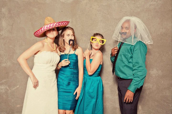 From left to right: Me on my wedding day, Alissa, my lovely friends Lauren and Vincent. Photo compliments of Two Pair Photography