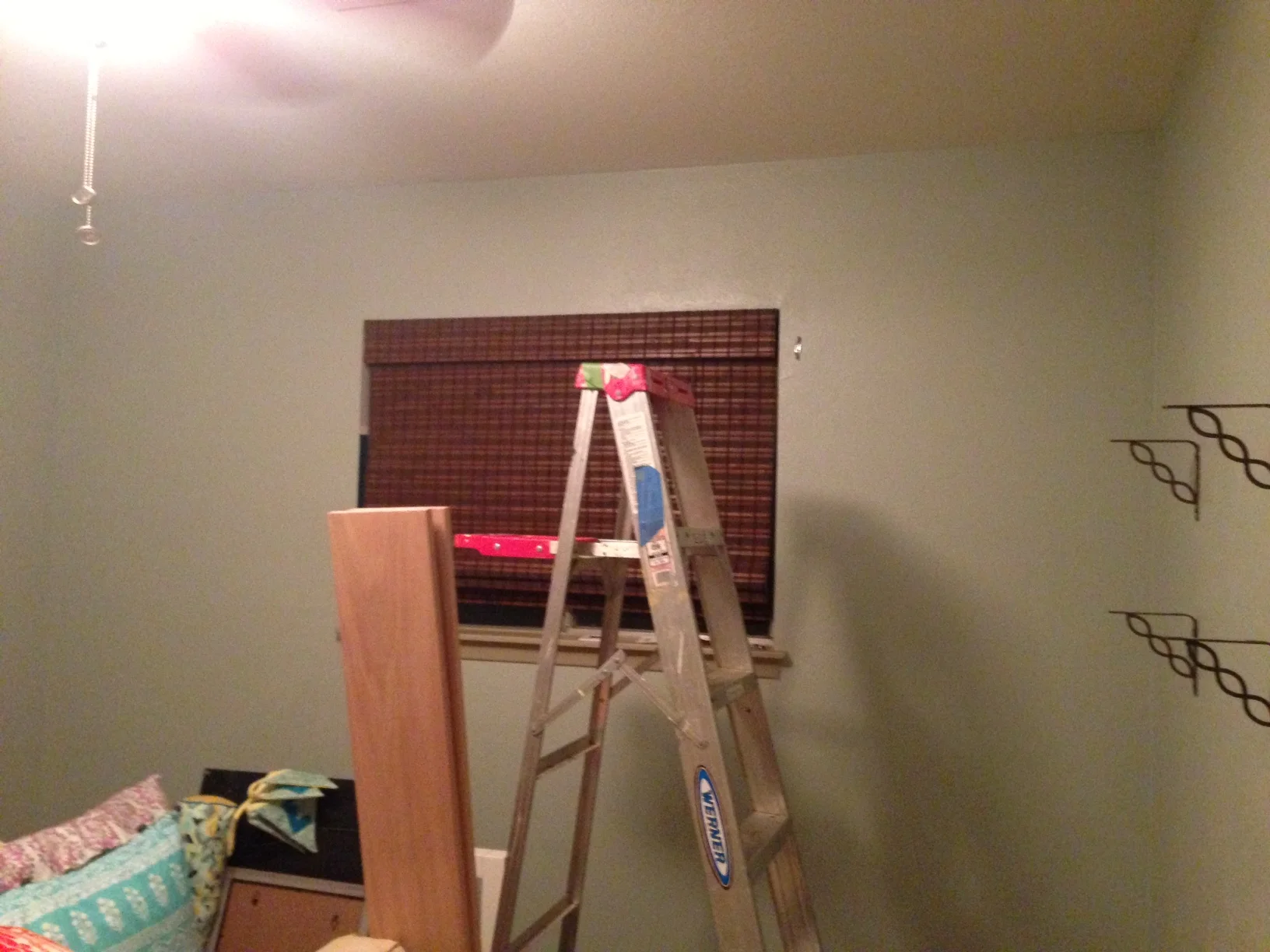 The "barely there" gray walls