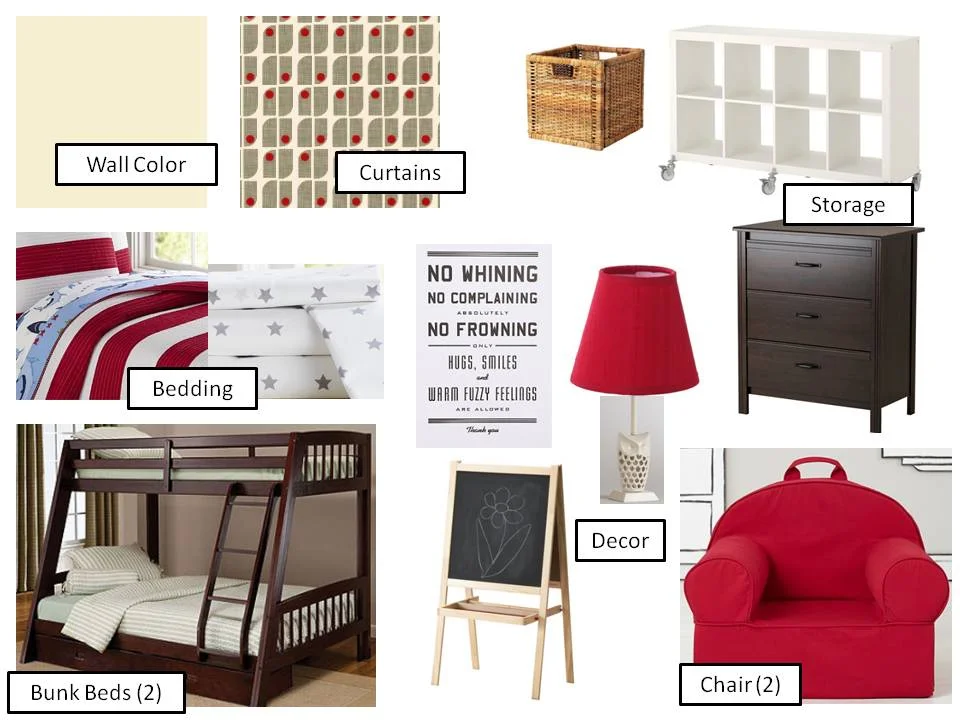 The bunk bed room