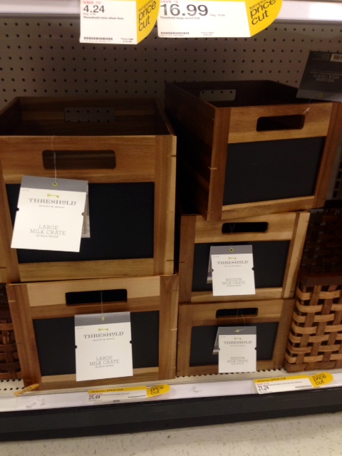 Milk Crates with Chalkboard, $21.24 - 25.49