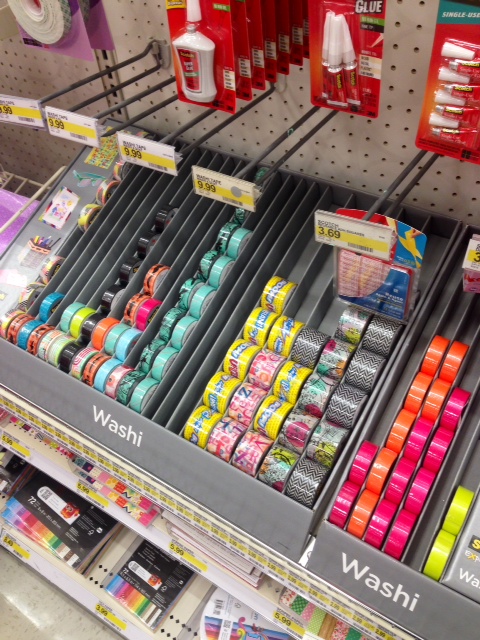 Target now sells Washi tape - yay!