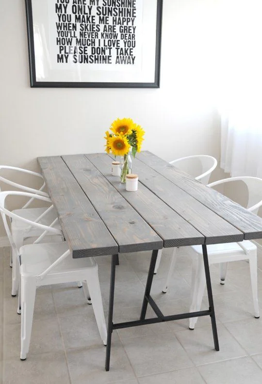 Handmade Table on Apartment Therapy