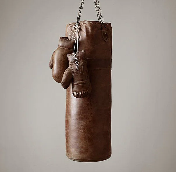 Vintage Leather Punching Bag from The Gadget Flow