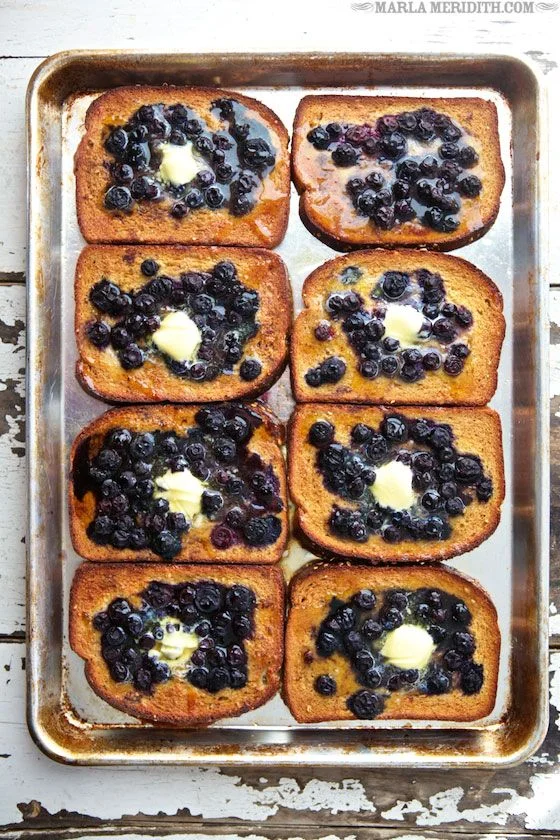 Baked Blueberry French Toast from Family Friendly Cooking
