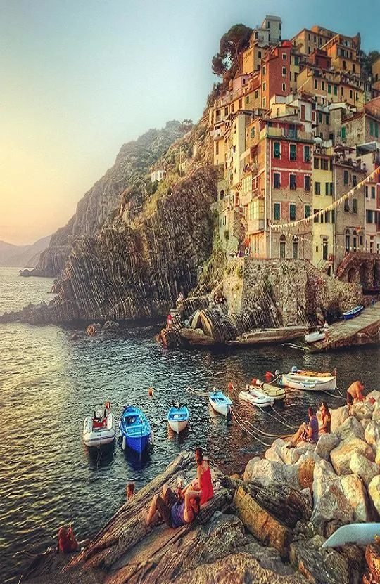 Riomaggiore Di Notti, Italy