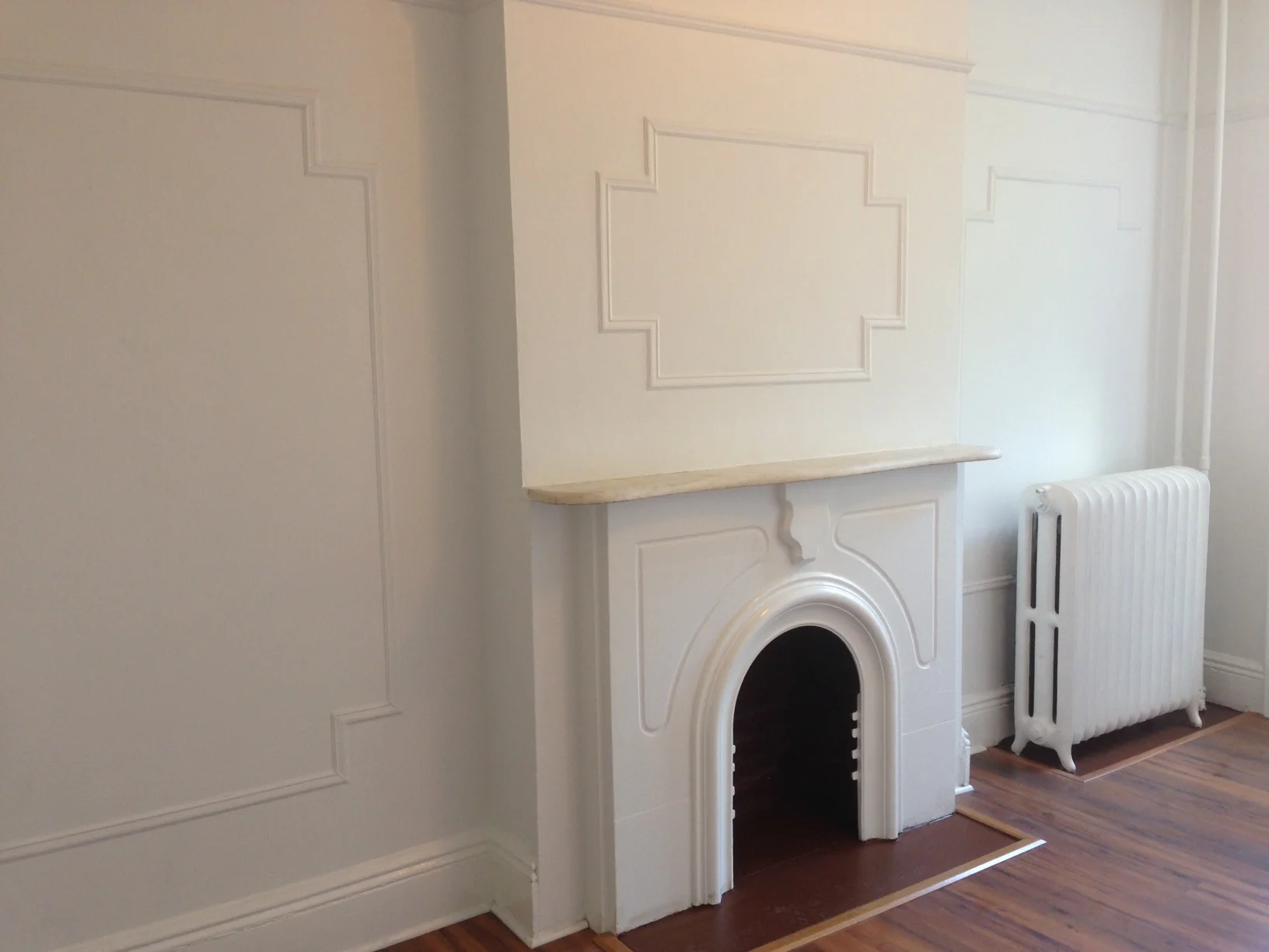 The opposite wall in our master bedroom.
