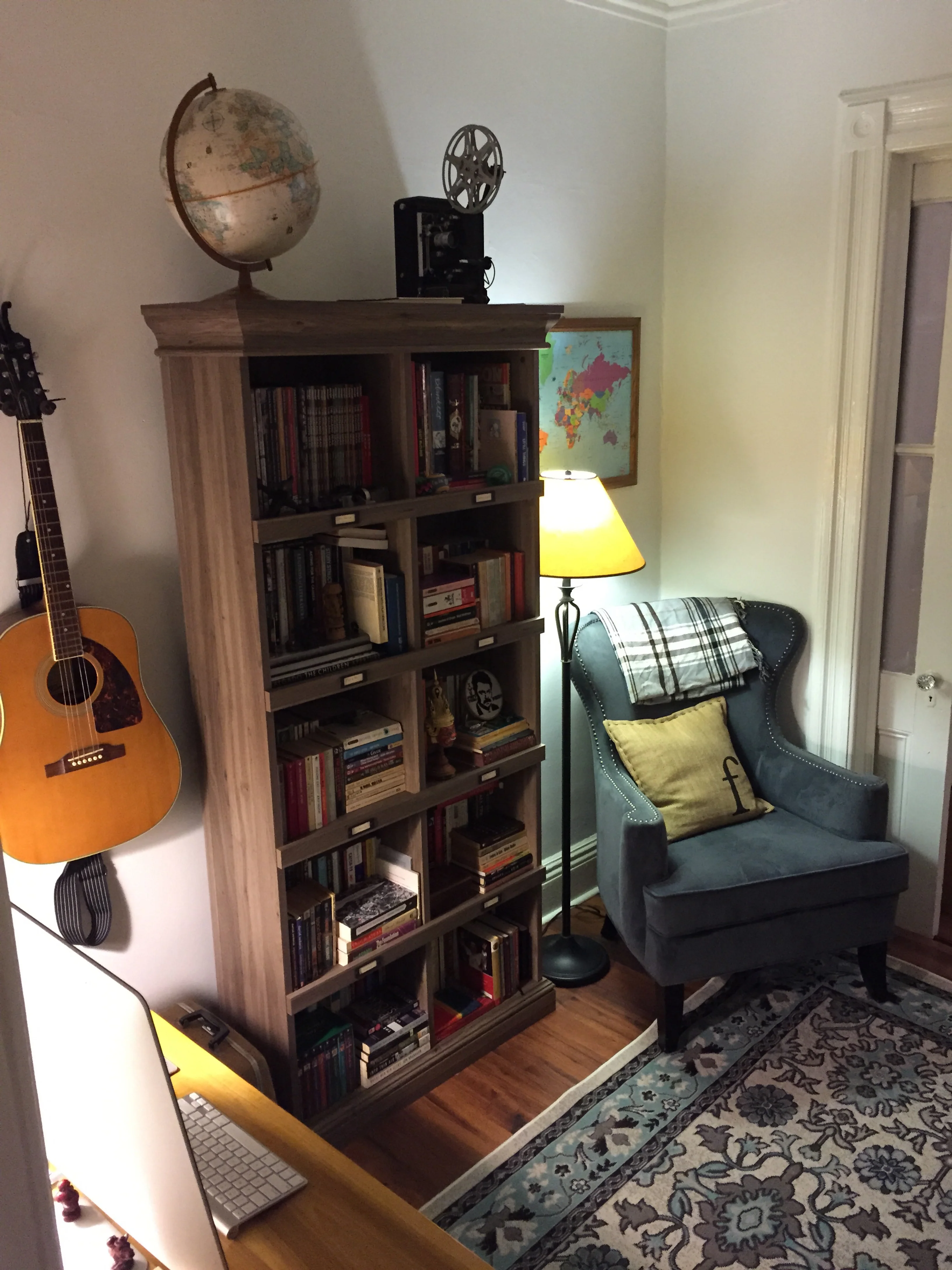 Current state of our home office. 