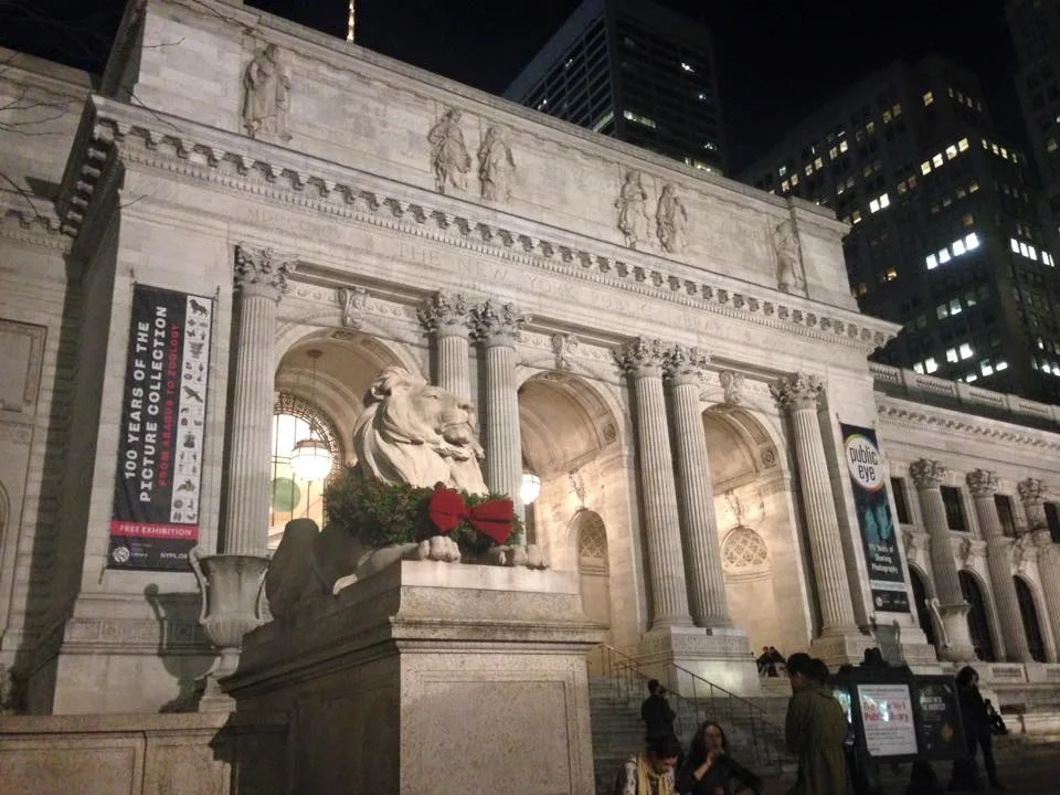 NYC Public Library, Christmas 2015