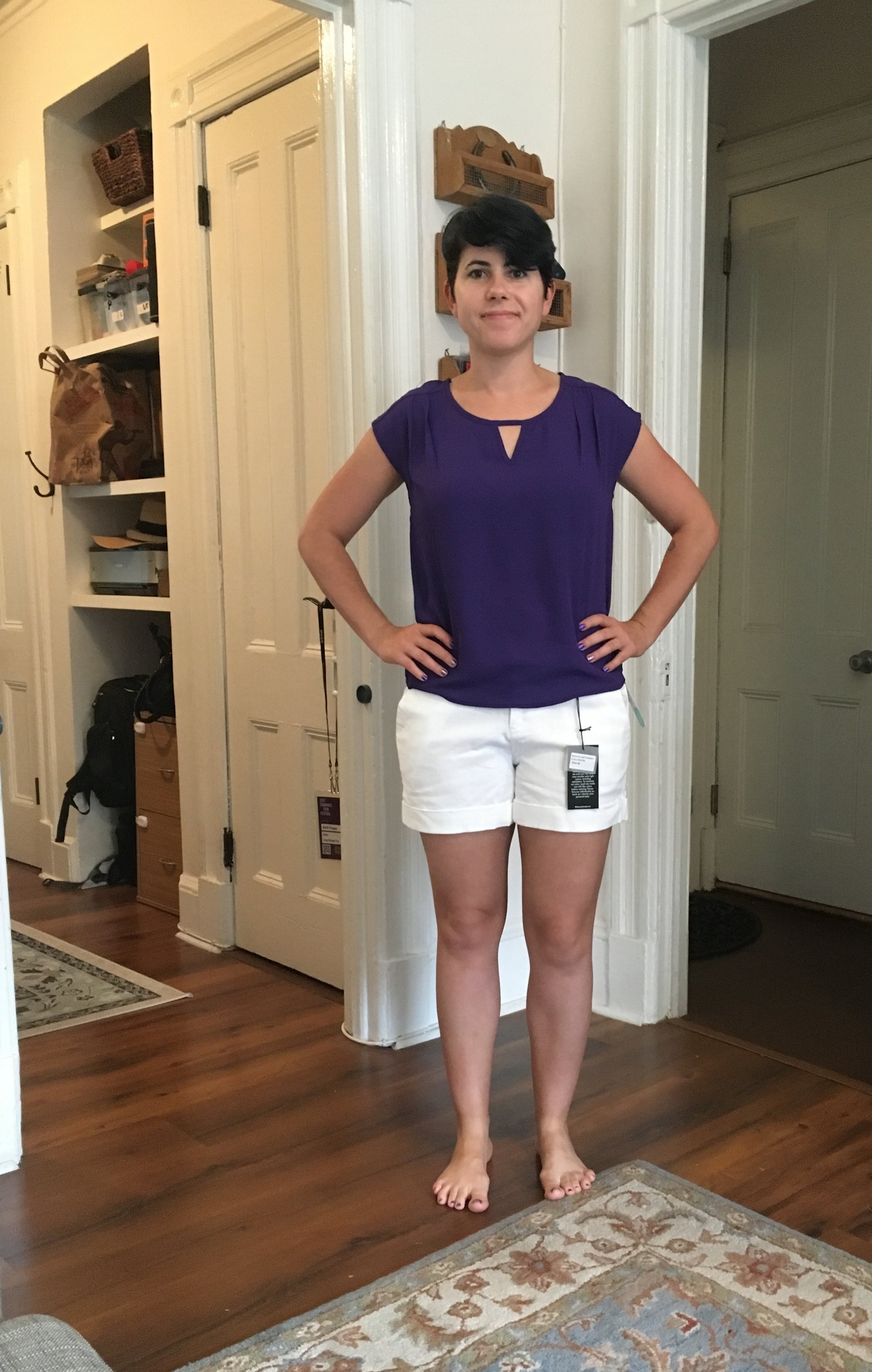 One of my March Stitch Fix pairings - kept the shorts!