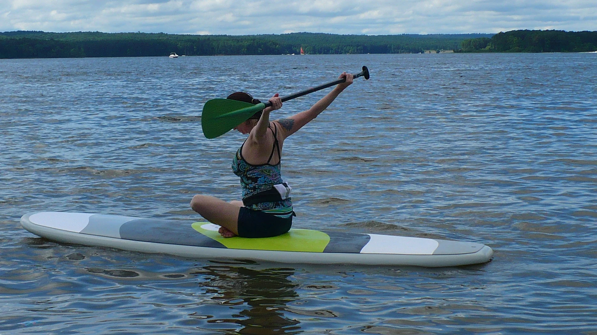 Yoga is natural on your SUP! circa 2013!