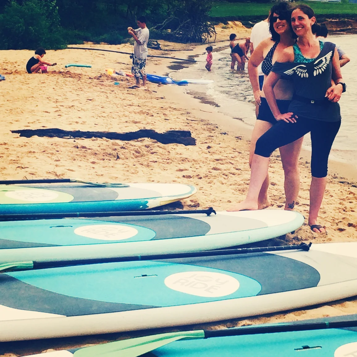 Jordan Lake, NC birthday SUP