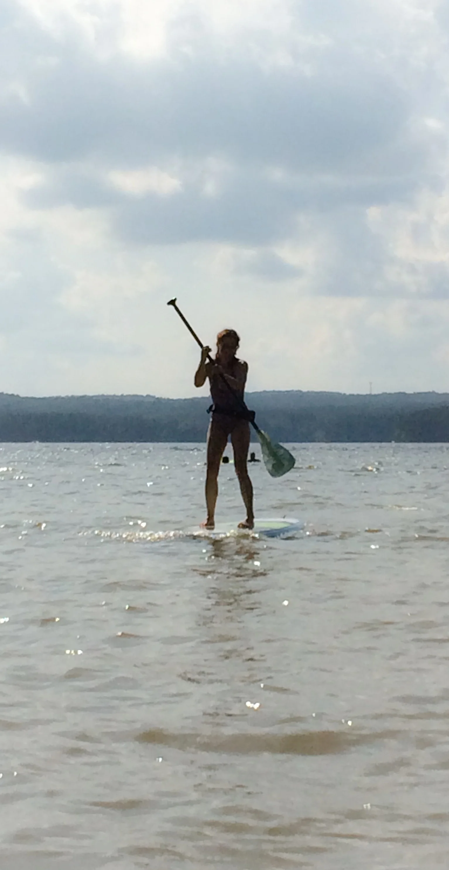 Jordan Lake, NC birthday SUP