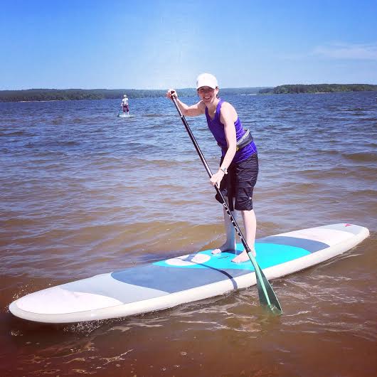 Private SUP lesson success! - circa 2014